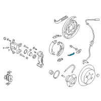 OEM Kia Forte Spring-Shoe Return Lower Diagram - 582551G300