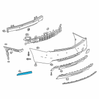 OEM 2017 Cadillac CT6 Reflector Diagram - 84116245