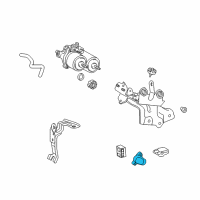 OEM Lexus RX450h Sensor Assy, Brake Pedal Stroke Diagram - 89510-47050