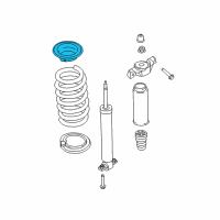 OEM Lincoln Upper Spring Insulator Diagram - E1GZ-5586-A