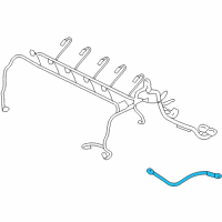 OEM 2009 Dodge Viper Wiring-Engine Ground Diagram - 5029676AA