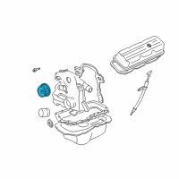 OEM Pontiac Balancer Asm-Crankshaft Diagram - 12563266