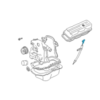 OEM 1995 Oldsmobile 88 Oil Gauge Diagram - 12574822