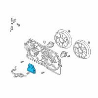 OEM 2000 Chevrolet Monte Carlo Shield-Engine Coolant Fan Heat Diagram - 10432933