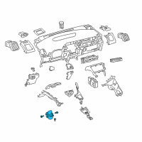 OEM Toyota Prius Plug-In Cup Holder Diagram - 55620-47030-C0