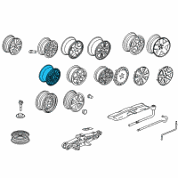 OEM 2004 Honda Accord Wheel, Alloy (Em-9RR 17") Diagram - 08W17-SDB-103B