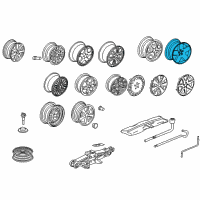 OEM 2002 Acura TL Disk, Aluminum Wheel (17X6 1/2Jj) (Enkei) Diagram - 42700-SDB-J12