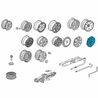 OEM Honda Accord Trim, Wheel (16X6 1/2Jj) Diagram - 44733-SDB-A00