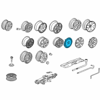 OEM 2004 Honda Accord Trim, Wheel (15X6 1/2Jj) Diagram - 44733-SDA-A10