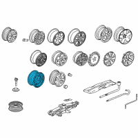 OEM 2004 Honda Accord Disk, Wheel (15X6 1/2Jj) (Topy) Diagram - 42700-SDA-A91