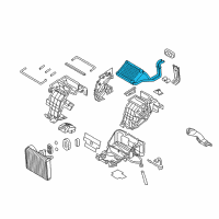 OEM Hyundai Genesis Core Assembly-Heater Diagram - 97138-B1000