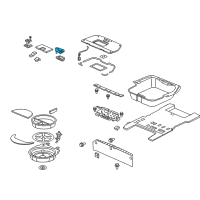 OEM 2008 Honda Odyssey Lock Assy., Floor Lid *G64L* (OLIVE) Diagram - 84530-SHJ-A01ZA