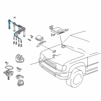 OEM 1996 Toyota 4Runner Plug Wire Diagram - 90919-15384