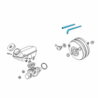 OEM Chrysler Town & Country Hose-Brake Booster Vacuum Diagram - 68029381AC