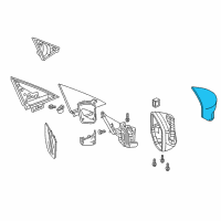 OEM 2022 Acura ILX Housing Cap L (Apex Blue Pearl) Diagram - 76251-TA0-A11ZG