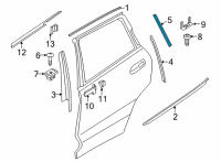 OEM 2021 BMW X6 COVER, WNDW FRAME, C-COLUMN, DO Diagram - 51-35-7-437-793