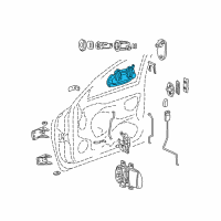 OEM Dodge Dakota Handle-Exterior Door Diagram - 55362890AC