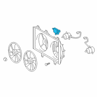 OEM 2014 Toyota Camry Cooling Module Diagram - 89257-30060