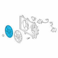 OEM Lexus ES350 Fan Diagram - 16361-31400