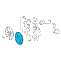 OEM 2014 Lexus ES350 Fan Diagram - 16361-31390