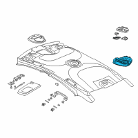 OEM 2016 Dodge Dart Overhead-Overhead Diagram - 5MW40HDAAB