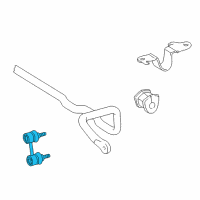 OEM 1998 Toyota RAV4 Stabilizer Link Diagram - 48820-33010