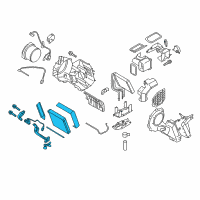 OEM 2011 Infiniti QX56 Evaporator Assy-Cooler Diagram - 27410-1LA0C