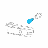 OEM 2011 Toyota FJ Cruiser Signal Lamp Bulb Diagram - 99132-21210-75