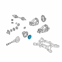 OEM Dodge Charger Seal-Axle Drive Shaft Diagram - 5127704AA