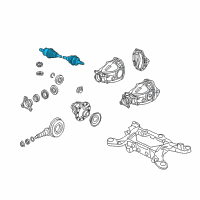 OEM 2007 Chrysler 300 Axle Half Shaft Diagram - 4578034AG