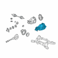 OEM 2008 Dodge Magnum Differential-Rear Axle Diagram - 52111790AH