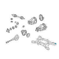 OEM Chrysler 300 ISOLATOR-CROSSMEMBER Diagram - 4782861AA