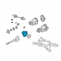 OEM Chrysler Housing-Differential Diagram - 52114397AC