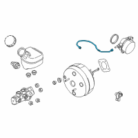 OEM 2018 Ford Transit-350 HD Vacuum Tube Diagram - CK4Z-2420-Q