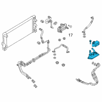 OEM Ford Edge Transmission Cooler Diagram - CT4Z-7A095-A