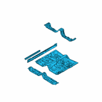 OEM Mercury Marauder Floor Pan Diagram - 3W7Z-5411135-AA