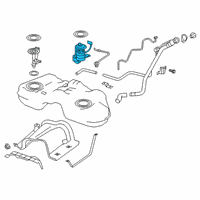 OEM 2020 Infiniti QX50 In Tank Fuel Pump Diagram - 17040-5NA0A