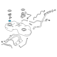 OEM Nissan Rogue Packing-Fuel Gauge Diagram - 17342-9TA0A