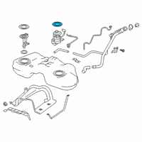 OEM 2019 Nissan Rogue Sport Plate-Lock, Fuel Gauge Diagram - 17343-6FK0A