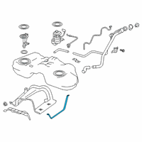 OEM 2020 Infiniti QX50 Band Assy-Fuel Tank, Mounting Diagram - 17407-5NA0A