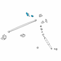 OEM 2007 Toyota Tundra Shackle Diagram - 04483-0C040