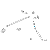 OEM 2012 Toyota Tundra Shock Bushing Diagram - 47131-0C010