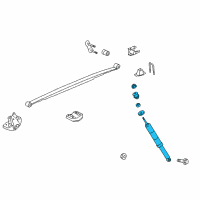 OEM 2014 Toyota Tundra Shock Diagram - 48530-09N96