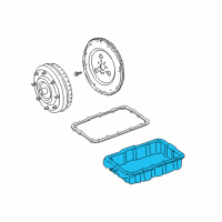 OEM Ford Freestyle Transmission Pan Diagram - 5F9Z-7A194-B