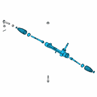 OEM 2020 Toyota Corolla Gear Assembly Diagram - 45510-02370