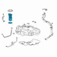 OEM 2016 Chevrolet Trax Fuel Pump Diagram - 13516849