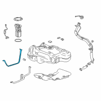 OEM 2019 Buick Encore Tank Strap Diagram - 25954353