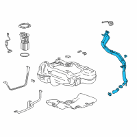 OEM 2018 Buick Encore Filler Neck Diagram - 42588056