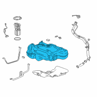 OEM 2013 Buick Encore Fuel Tank Diagram - 95297329