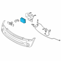 OEM Infiniti QX80 Sensor Assy-Distance Diagram - 28438-6JE0C